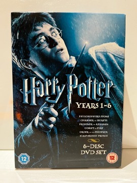 Harry Potter Years Lata 1-6 6xDVD ENG 6/6 6 Filmów