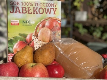 Sok eko tłoczony jabłkowy gruszkowy 3l Lawendnik