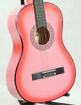 Gitara klasyczna różowa