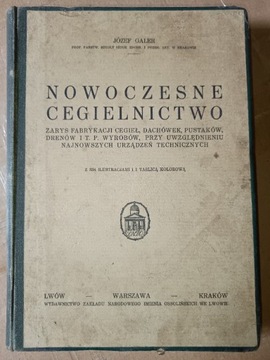 Nowoczesne cegielnictwo 1927 rok