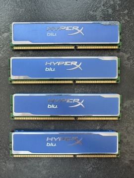 Ram DDR3 4x 4 16GB Kingston Hyper Blu.