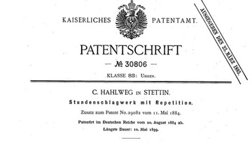 Stare zegary - dokumentacje patentowe
