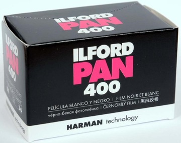 Film Ilford PAN 400/36 negatyw czarno-biały