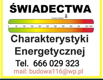 Świadectwo charakterystyki energetycznej od 250zł