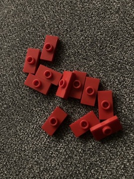 LEGO 3794 Jumper 1x2 czerwone 11 sztuk