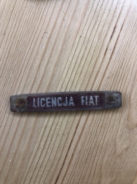 Licencja Fiat znaczek