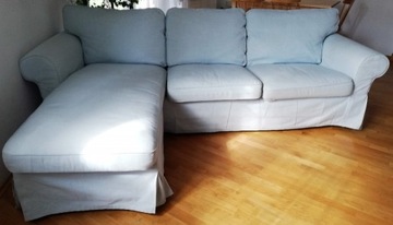 Świetna sofa 3 os z leżanką, stan bdb, IKEA.