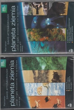 PLANETA ZIEMIA komplet 1+2 na 18 DVD czytaj opis