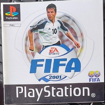 Książeczka gry Fifa 2001   PSX  