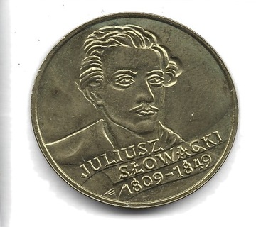 2 zł Juliusz Słowacki 1999 r NG.152.