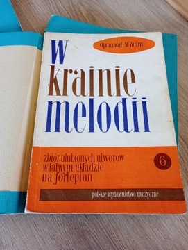 Książki z nutami 6 zeszytów Michał Woźny W krainie