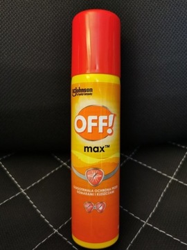 2x OFF! MAX Ochrona Komary i KLESZCZE spray 100 ML