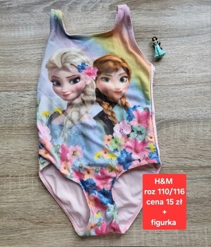 Kostium kąpielowy jednoczęściowy H&M Elza Frozen 