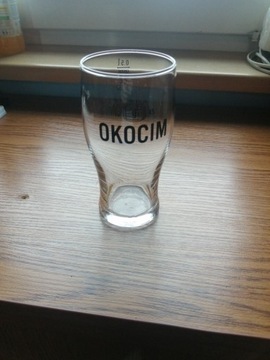 Kufel szklany Okocim 0.5l