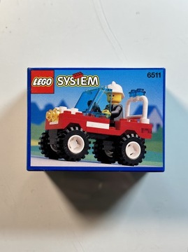 LEGO SYSTEM 6511 JEEP STRAŻACKI 1992 ROK / UNIKAT