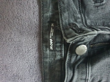 Spodnie czarne JEANSY 34 xS