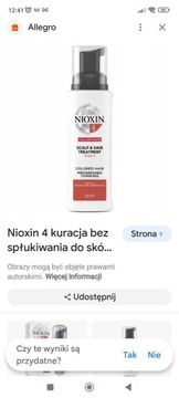 Nioxin 4 przeciw wypadaniu włosów 