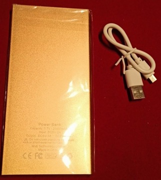 Powerbank 20000 mAh Li - Po w aluminiowej obudowie