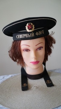 czapka marynarza radzieckiego