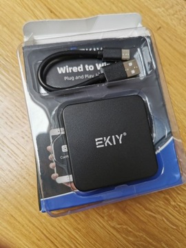 Bezprzewodowy adapter Android Auto + Carplay EKIY