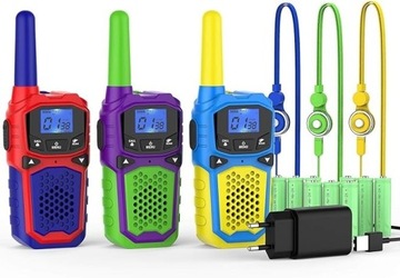 Walkie talkie dla dzieci ŁOKI TOKI WALKIE TALKIE KOLOROWE 5 SZTUKI 