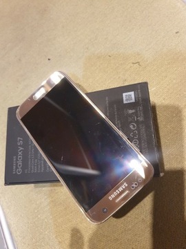 Samsung S7 model G920 uszkodzony pęknięty  komplet