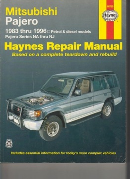 Haynes Pajero książka naprawcza serwisówka manual