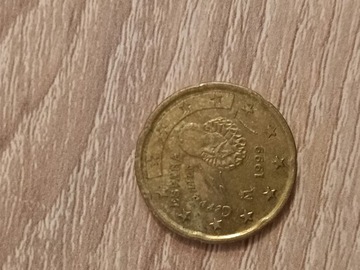 Moneta 20 eurocent-ów, 20 eurocent ESPANA z 1999r