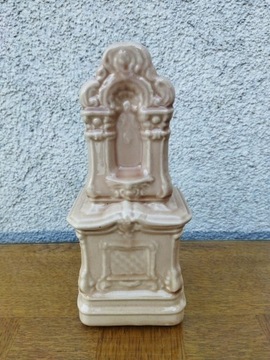 Skarbonka porcelanowa kominek 22cm