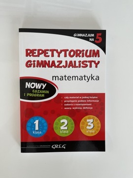 Repetytorium gimnazjalisty matematyka Greg