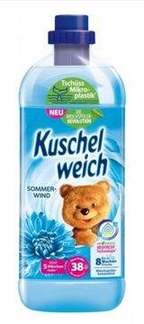 1x1l KUSCHEL WEICH SommerWind płyn do płuk 38pr DE