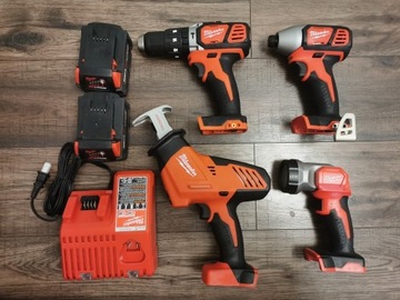 MILWAUKEE M18 zestaw 4 elektronarzędzi