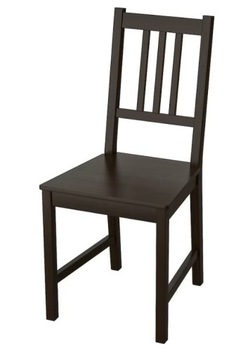 Krzesło Stefan IKEA Czarne