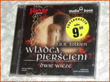 WŁADCA PIERŚCIENI / Dwie wieże / audiobook / folia