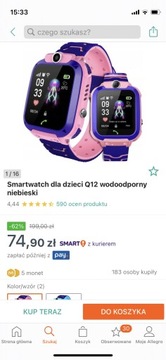 Smartwatch Zegarek dla dzieci Nowy