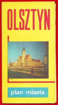 OLSZTYN plan miasta 1981/82 rok