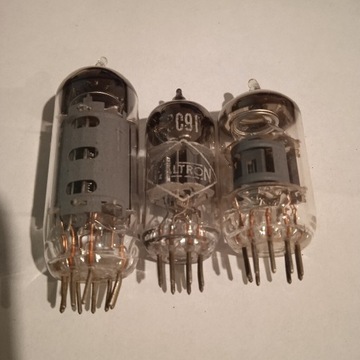 3 lampy elektronowe ecc91