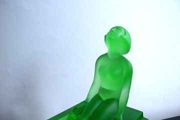 Figurka Duza medytacja Magiczna zielen! RZADKOSC!