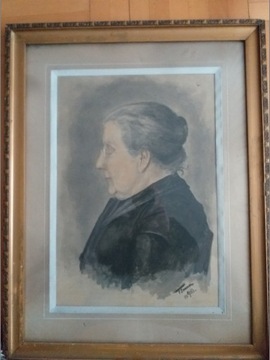 Portret starej kobiety