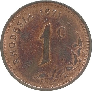 Rodezja 1 cent 1971, KM#10