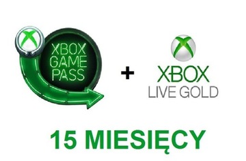 Subskrypcja Game Pass + Live Gold 15 Miesięcy