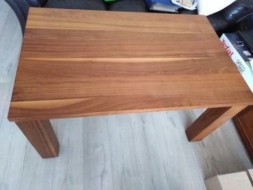 Stół i szafka RTV z drewna
