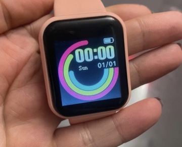 Zegarek Smartwatch różowy uniwersalny