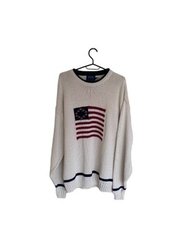 Vintage sweter made in USA, rozmiar L
