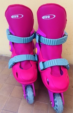 DZIEWCZĘCE ROLKI JUNGLE SKATES GIRL PINK MARTES 