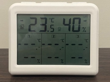 Bezprzewodowy Termometr + Higrometr LCD do lodówki