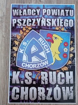 Vlepka A4 Ruch Chorzów Pszczyńskiego Widzew Łódź 