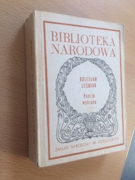 Leśmian / Poezje wybrane / Biblioteka Narodowa