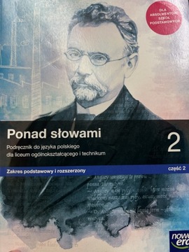 Ponad słowami 2 nowa era technikum liceum podręcz