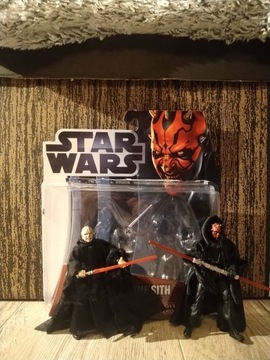 423 HASBRO STAR WARS DARTH SIDIOUS & DARTH MAUL